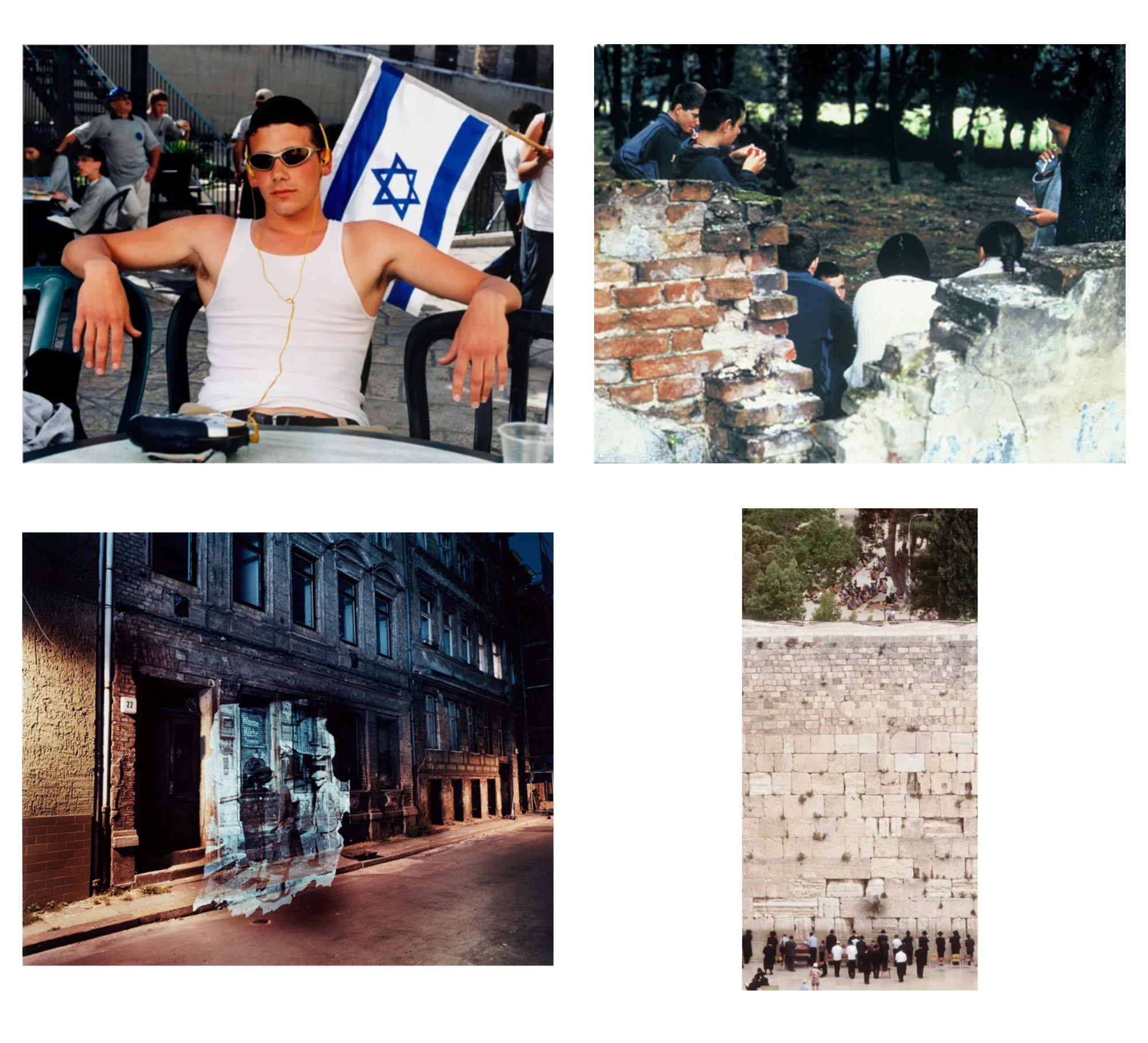 Four pieces of art from the Schwartz Art Collection by Israeli/American artists